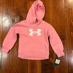 Under Armour Kids Hoodie in Soft Pink